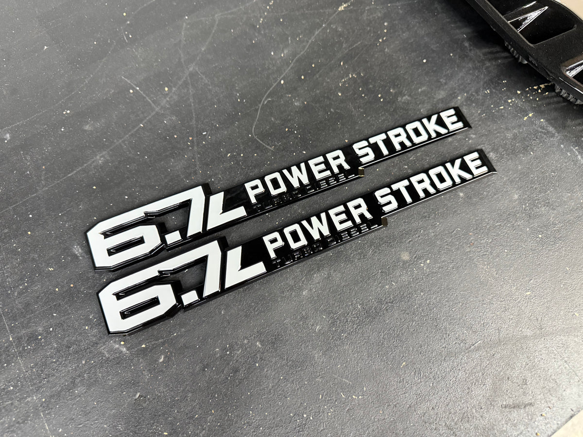 Painted '23-'27 Super Duty 6.7L Powerstroke Badges