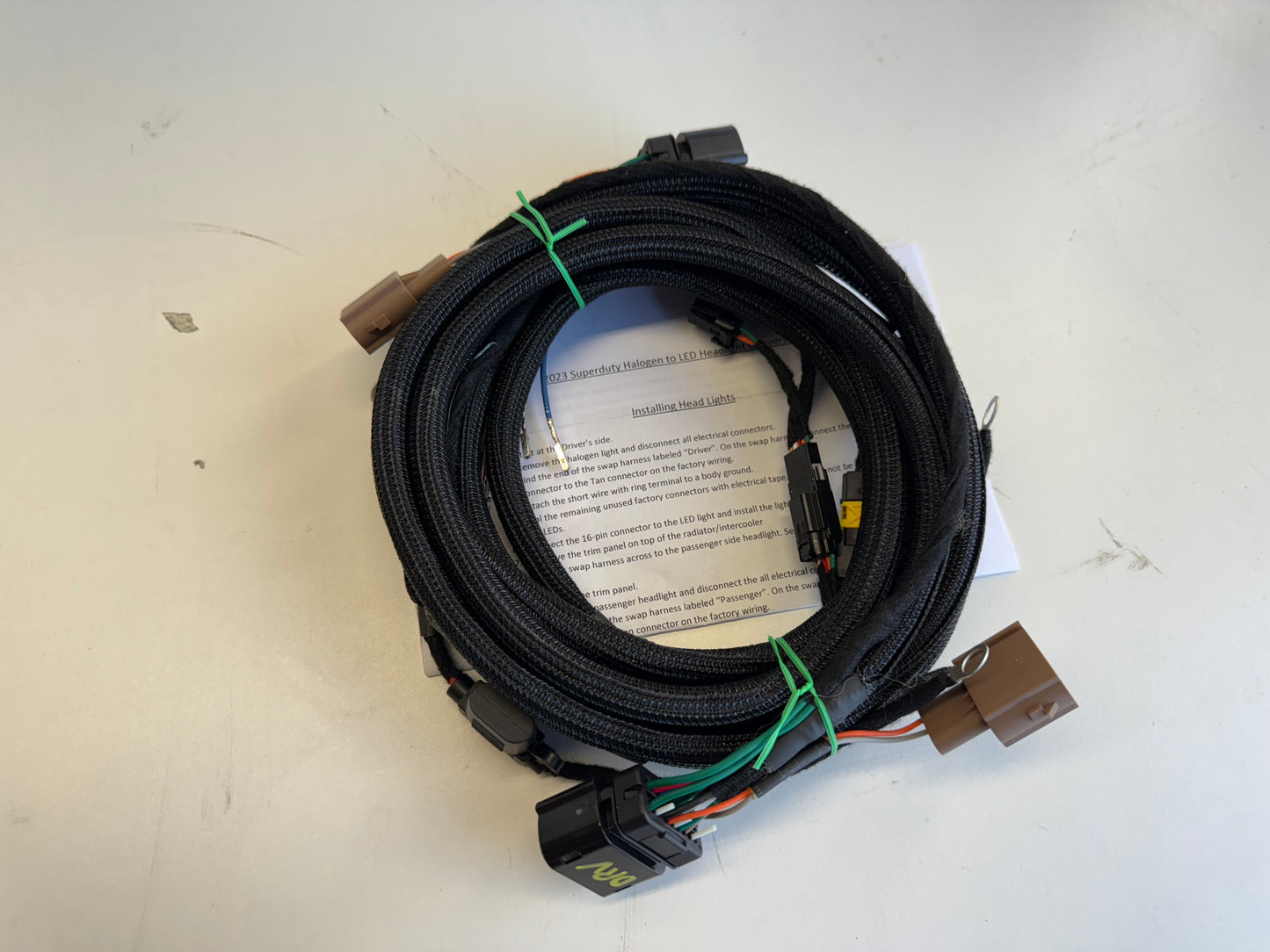 2023 - 2025 Super Duty Halogen to LED Headlight Conversion Harness - Precision Retrofits