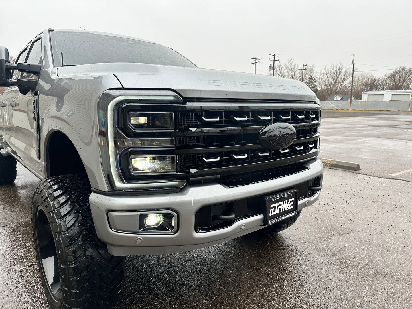2023 - 2025 Super Duty Painted PLATINUM Grille - Precision Retrofits