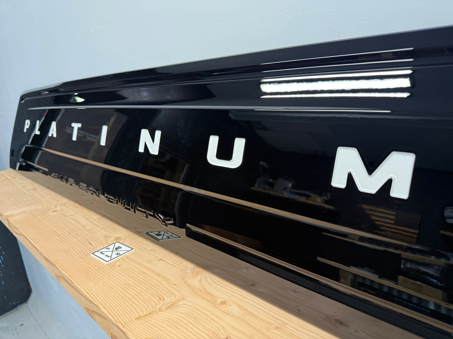 2023 - 2025 Super Duty Painted PLATINUM Tailgate Applique - Precision Retrofits