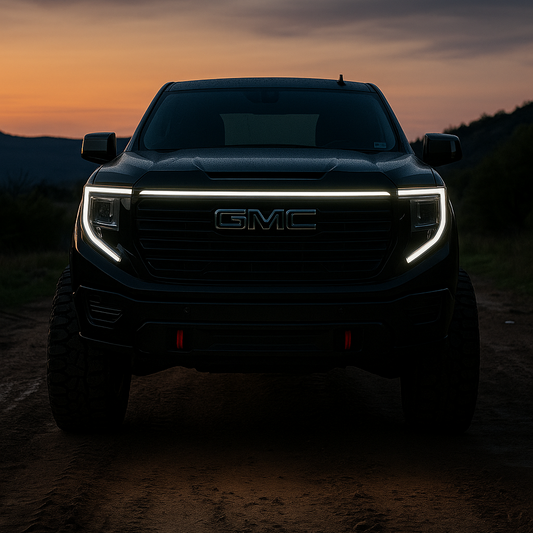 2022-2023 GMC Sierra 1500 LED Grille Light Kit – AT4/AT4X/Denali/Denali Ultimate/SLT/Elevation, IP67 - Precision Retrofits