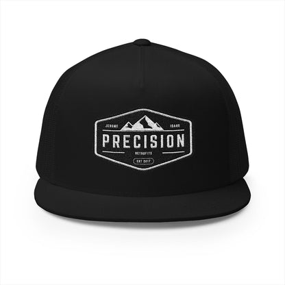 Precision Mountain Trucker Cap — Vintage Patch Snapback Hat - Precision Retrofits