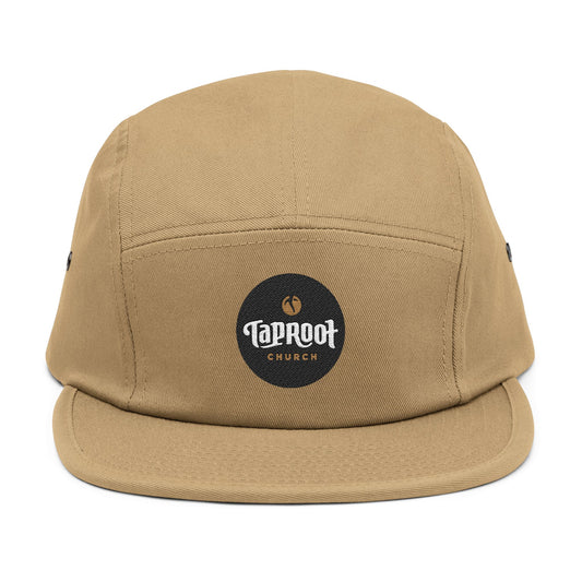 Tarrot Church Embroidered 5-Panel Cap — Vintage Logo Cotton Camper Hat - Precision Retrofits