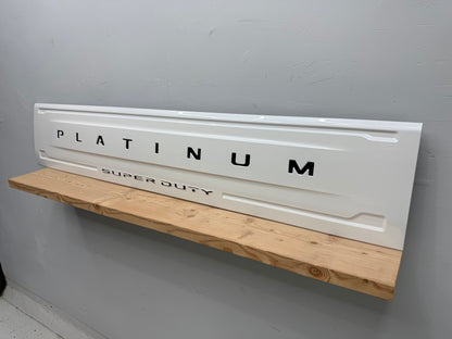 2023 - 2027 Super Duty Painted PLATINUM Tailgate Applique - Precision Retrofits