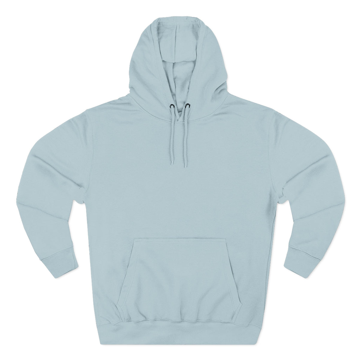 Three-Panel Fleece Hoodie | Stacked Logo