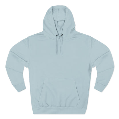 Three-Panel Fleece Hoodie | Stacked Logo