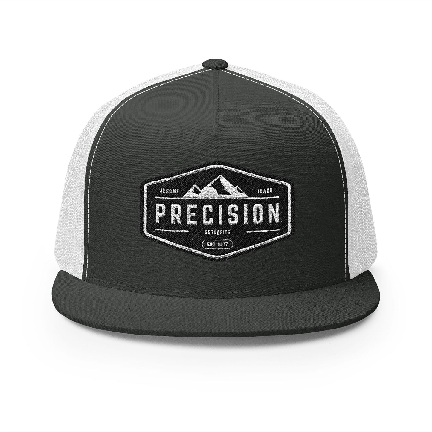 Precision Mountain Trucker Cap — Vintage Patch Snapback Hat - Precision Retrofits