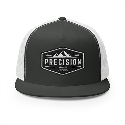 Precision Mountain Trucker Cap — Vintage Patch Snapback Hat - Precision Retrofits
