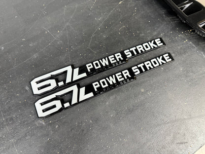 Painted '23-'27 Super Duty 6.7L Powerstroke Badges