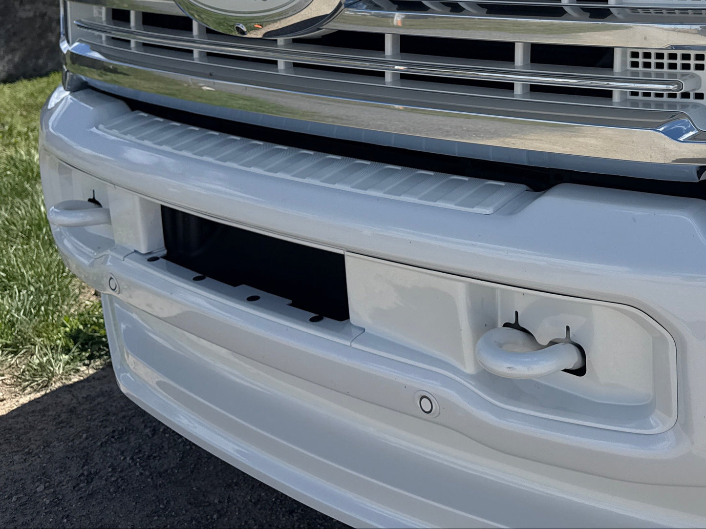 Painted '23-'26 Super Duty Tow Hook Plastics