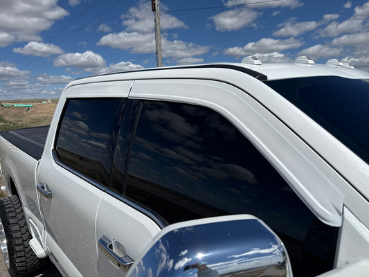 2023 - 2026 Super Duty Painted Rain Guards / Window Visors