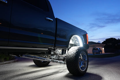Fender-Well “Ghost” LED Light Kit – 4-Piece, Fits U.S. Full-Size Trucks w/ Plastic Liners, IP68, T52 Aluminum - Precision Retrofits