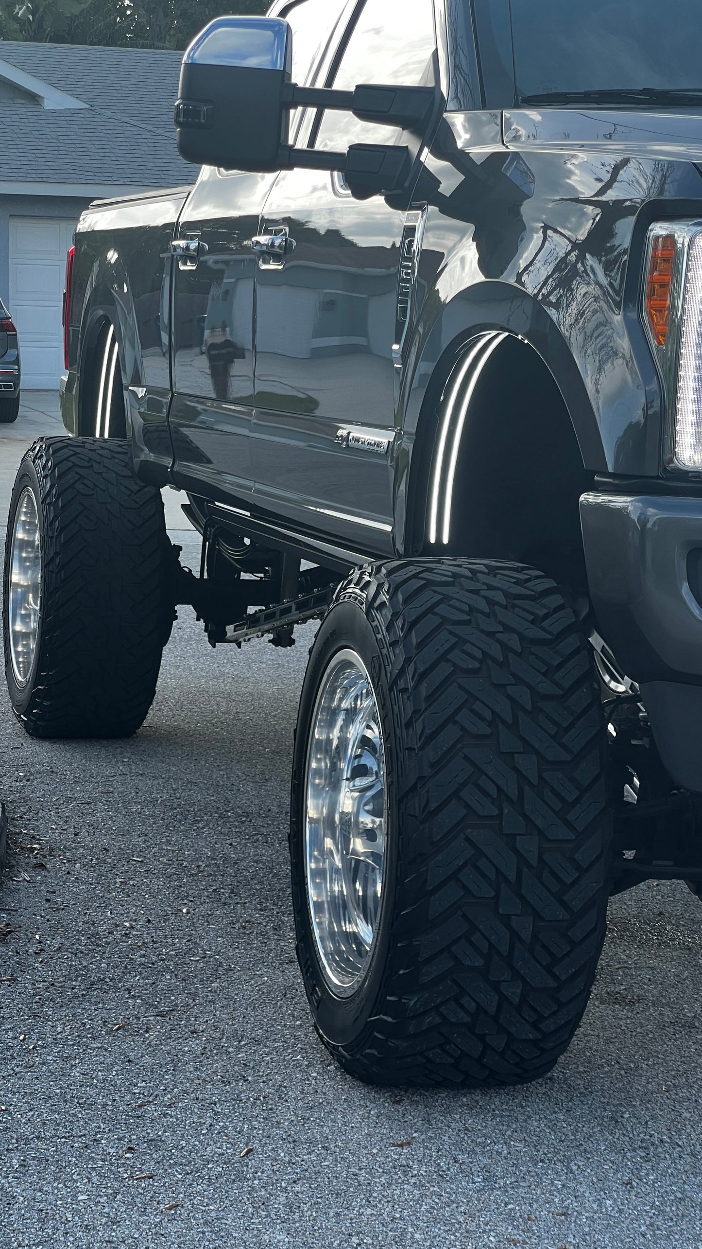 Fender-Well “Ghost” LED Light Kit – 4-Piece, Fits U.S. Full-Size Trucks w/ Plastic Liners, IP68, T52 Aluminum - Precision Retrofits