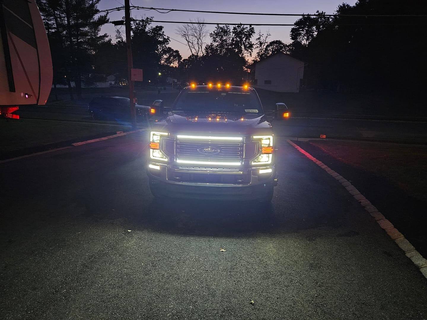 2020-2022 Ford F-350/F-450/F-550 LED Grille Light Kit – High Flow & Limited, IP67, Plug-and-Play Ready - Precision Retrofits