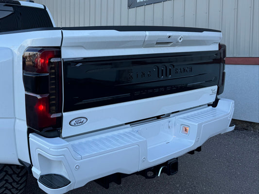 2023 - 2025 Super Duty Painted KING RANCH Tailgate Applique - Precision Retrofits