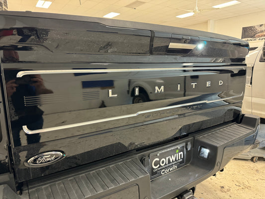 2023 - 2025 Super Duty Painted LIMITED Tailgate Applique - Precision Retrofits