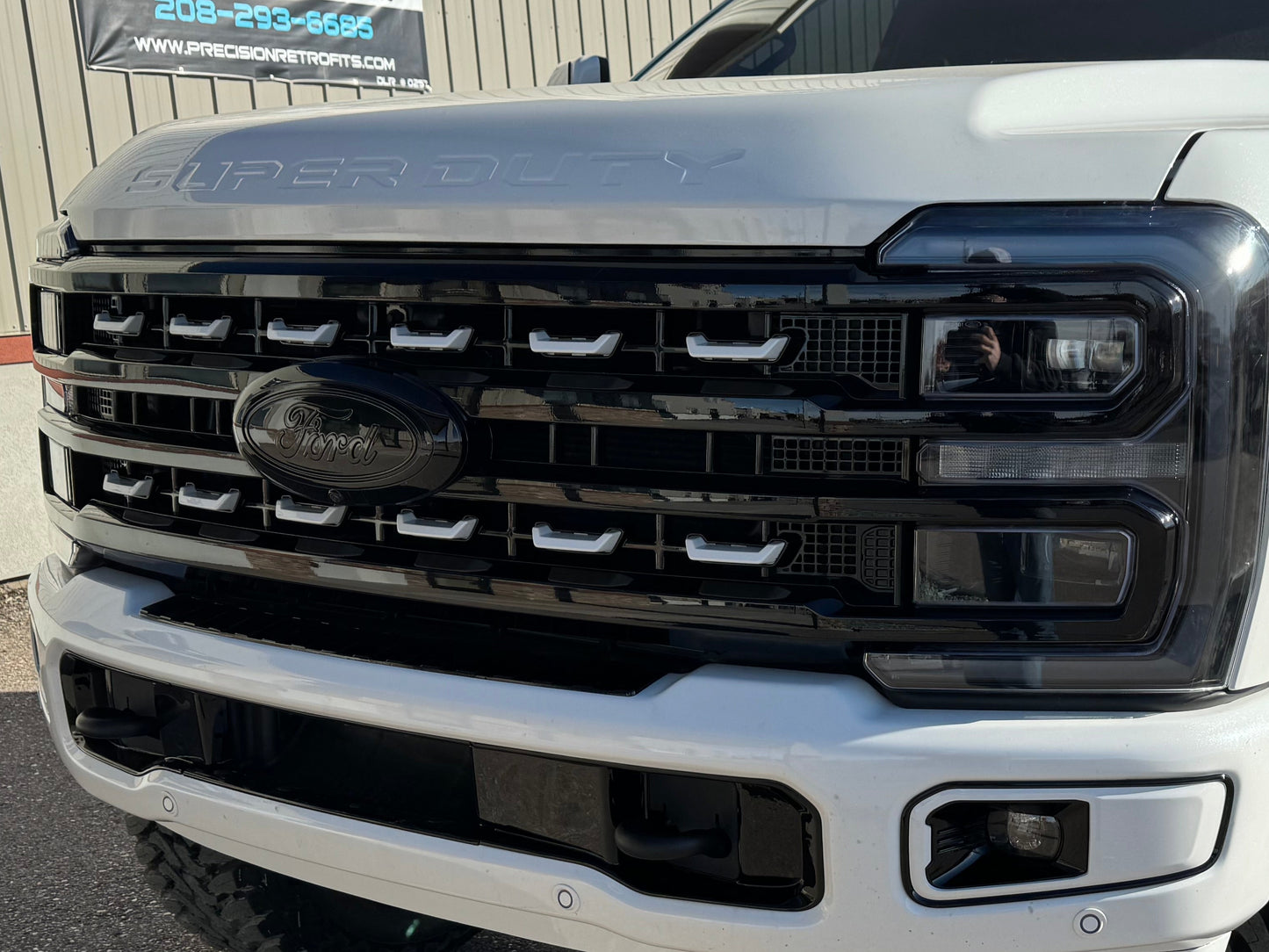 2023 - 2025 Super Duty Painted PLATINUM Grille - Precision Retrofits