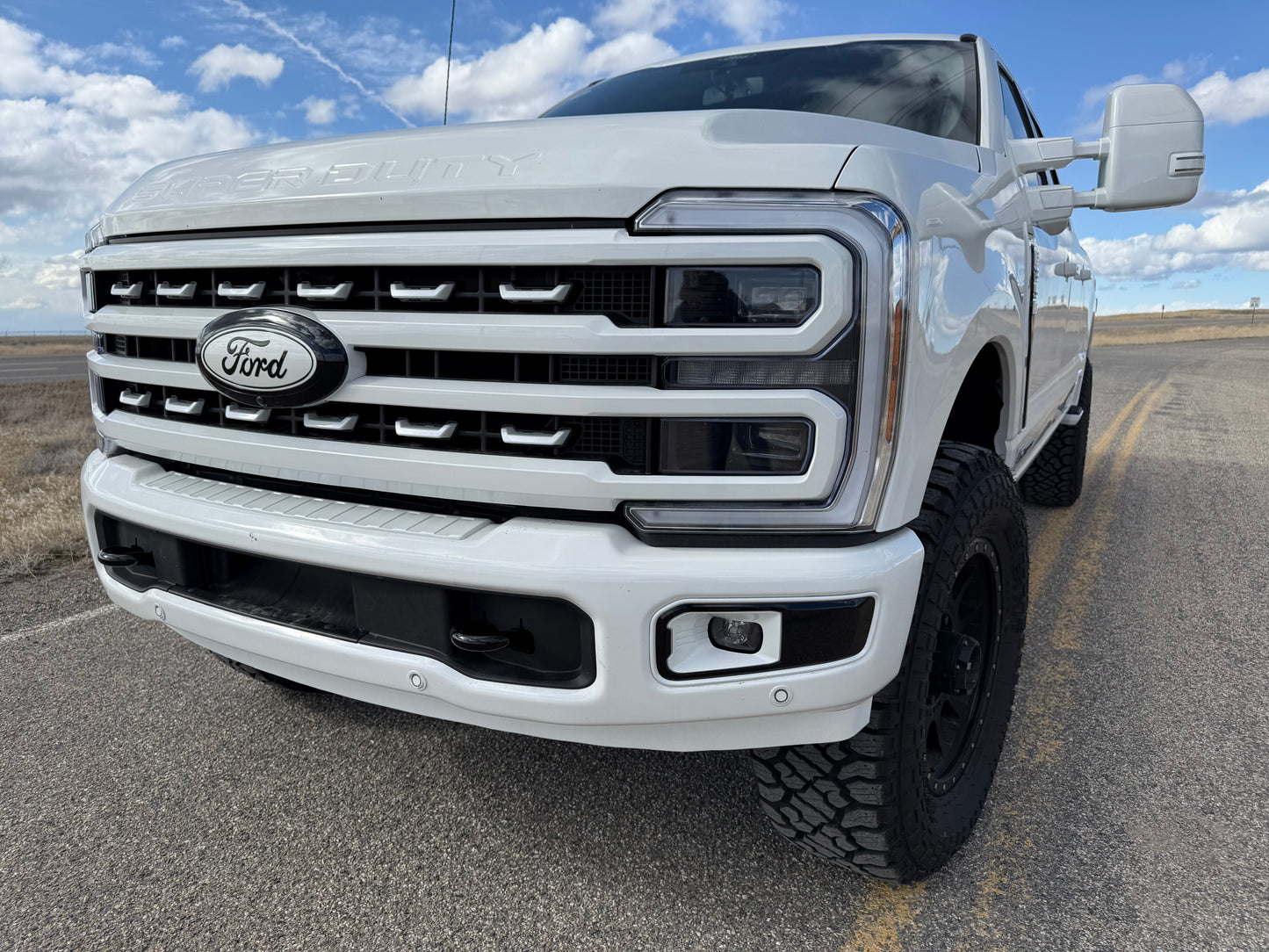2023 - 2025 Super Duty Painted PLATINUM Grille - Precision Retrofits
