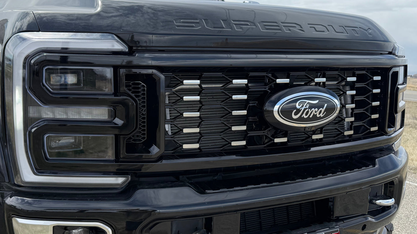 2023 - 2025 Super Duty Painted High Flow Grille - Precision Retrofits