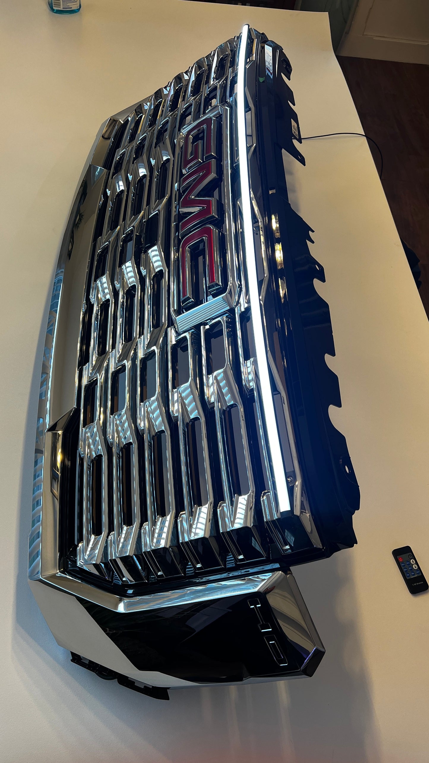 2024-2026 GMC Sierra 2500/3500 Denali & Denali Ultimate “Ghost” LED Grille Light Bar –, IP67 - Precision Retrofits