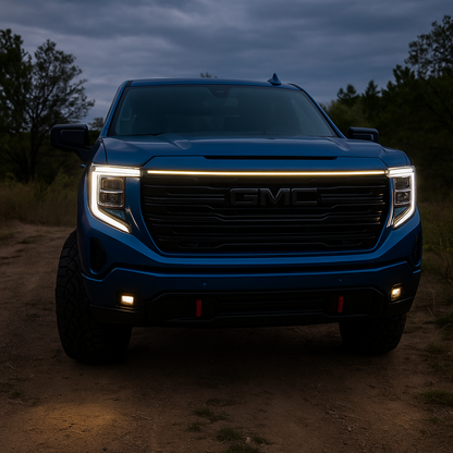 2022-2023 GMC Sierra 1500 LED Grille Light Kit – AT4/AT4X/Denali/Denali Ultimate/SLT/Elevation, IP67 - Precision Retrofits