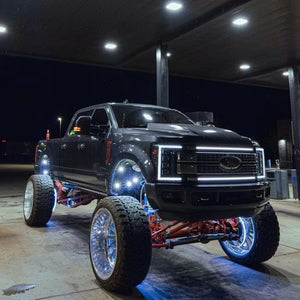 2017-2019 Ford Super Duty Platinum “Ghost” LED Grille Light Bar – F-250/350/450/550, IP67, - Precision Retrofits