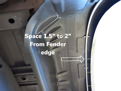 Fender-Well “Ghost” LED Light Kit – 4-Piece, Fits U.S. Full-Size Trucks w/ Plastic Liners, IP68, T52 Aluminum - Precision Retrofits