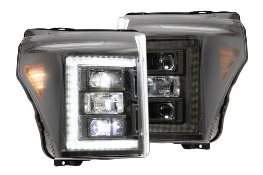 FORD SUPER DUTY (11-16): XB HYBRID LED HEADLIGHTS - Precision Retrofits